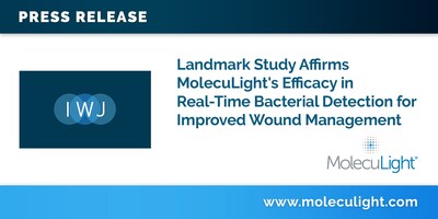 Landmark Study Affirms MolecuLight's Efficacy in Real-Time Bacterial Detection for Improved Wound Management (CNW Group/MolecuLight) Landmark Study Affirms MolecuLight's Efficacy in Real-Time Bacterial Detection for Improved Wound Management (CNW Group/MolecuLight)